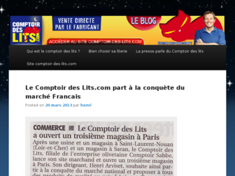 blog.comptoir-des-lits.com website preview