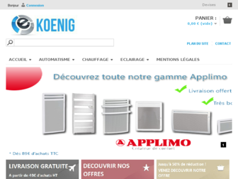 domotique.ekoenig.fr website preview