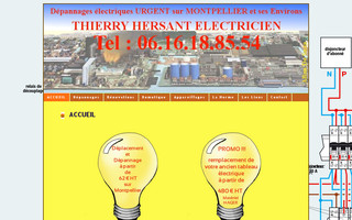 thierry-hersant-electricien.com website preview
