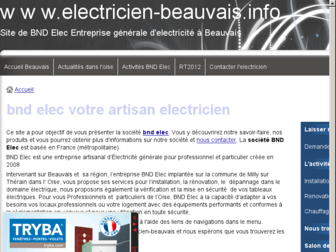 electricien-beauvais.info website preview