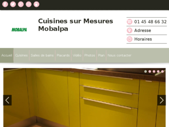 cuisinesurmesures-paris6.fr website preview