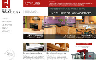 cuisines-grandidier.fr website preview