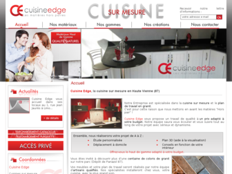 cuisineedge.fr website preview