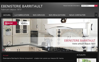 ebeniste-barritault.com website preview