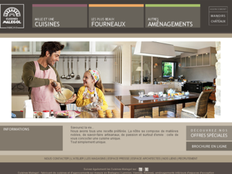 cuisinesmalegol.com website preview