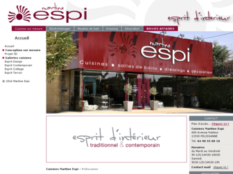 cuisines-espi.com website preview