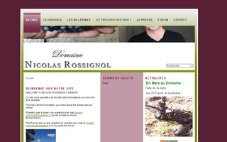 nicolas-rossignol.com website preview