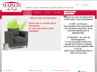 maisondusud.fr website preview