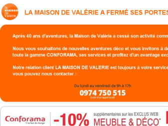 lamaisondevalerie.fr website preview