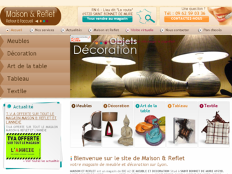 maisonetreflet-lyon.com website preview