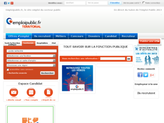 territorial.emploipublic.fr website preview