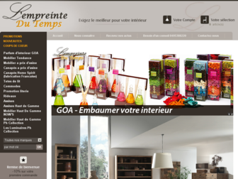 empreintedutemps.fr website preview