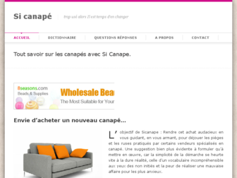 sicanape.fr website preview