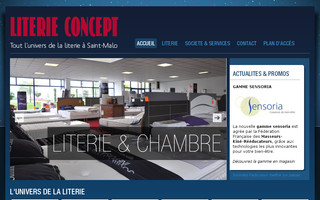 literie-concept.fr website preview