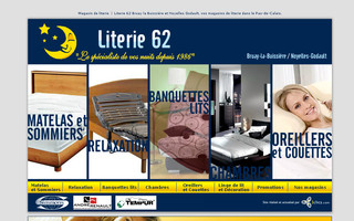 literie62.com website preview