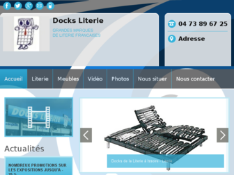 docksliterie-issoire.fr website preview