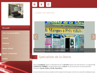 leaderdusommeil.com website preview