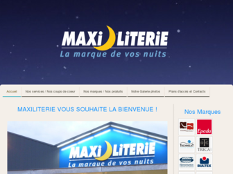 maxi-literie-savenay.fr website preview