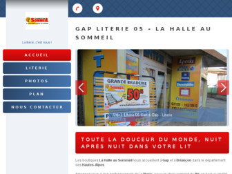 gap-literie.fr website preview