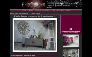latelierdeco.fr website preview