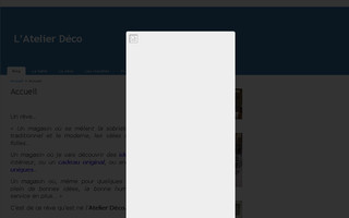 latelierdeco.unblog.fr website preview