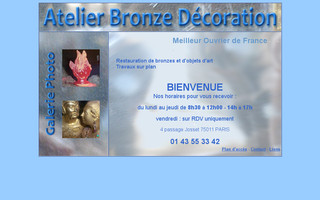 atelier-bronze-decoration.com website preview