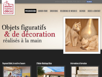 atelier-modelage-deco.com website preview