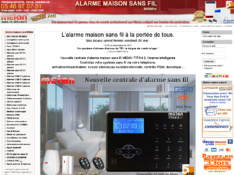 alarme-meian.fr website preview