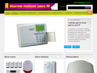 alarme-habitation-sans-fil.com website preview