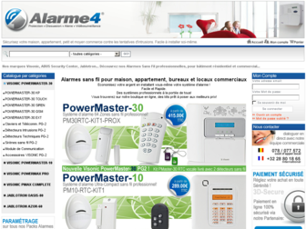 alarme4.com website preview