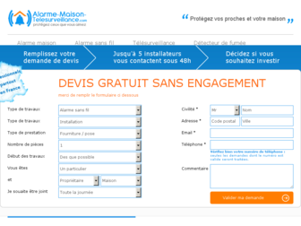 alarme-maison-telesurveillance.com website preview