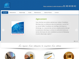 aie-electricite.com website preview