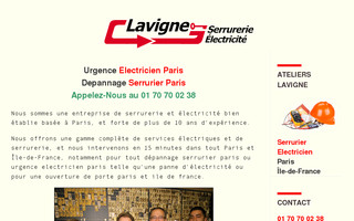 ateliers-lavigne.fr website preview