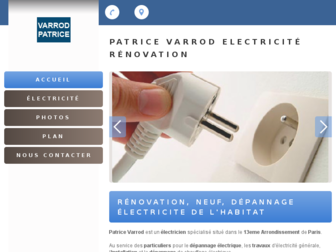 varrod-electricite-paris.fr website preview