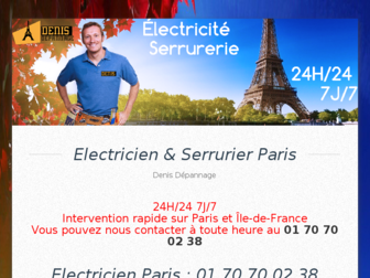 denis-depannage.fr website preview