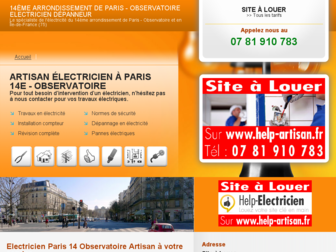 paris-14e-observatoire.help-electricien.fr website preview