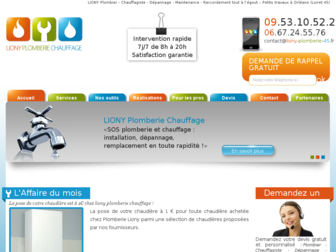 liony-plomberie-45.fr website preview