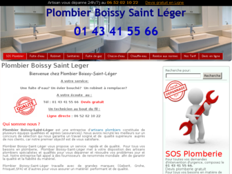 plombier-boissysaintleger.fr website preview