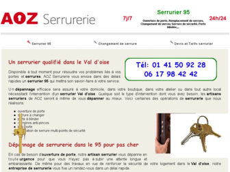 urgence-serrurier-95.com website preview