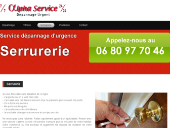 serrurerie.alphaservicegrenoble.fr website preview
