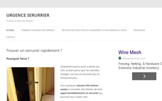 urgence-serrurier.biz website preview