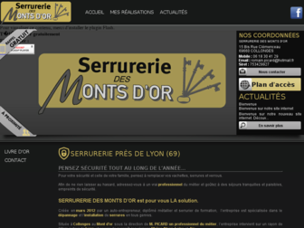 serrureriedesmontsdor.com website preview