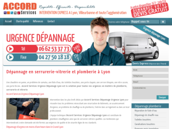 urgence-depannage-lyon.fr website preview