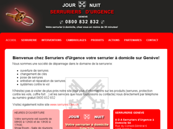 serruriers-durgence.ch website preview