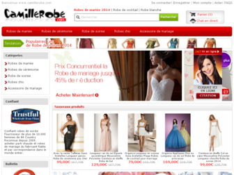 camillerobe.com website preview