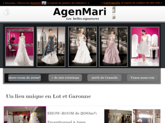 agenmariage.com website preview