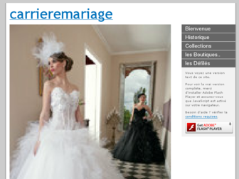 carrieremariage.com website preview