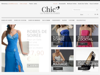 robedesoireechic.fr website preview