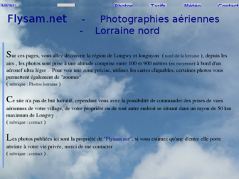 flysam.net website preview