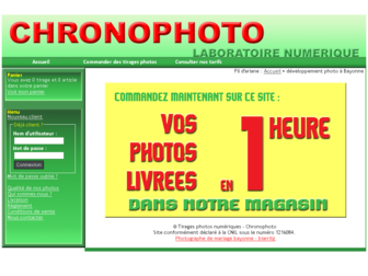 chronophoto.fr website preview